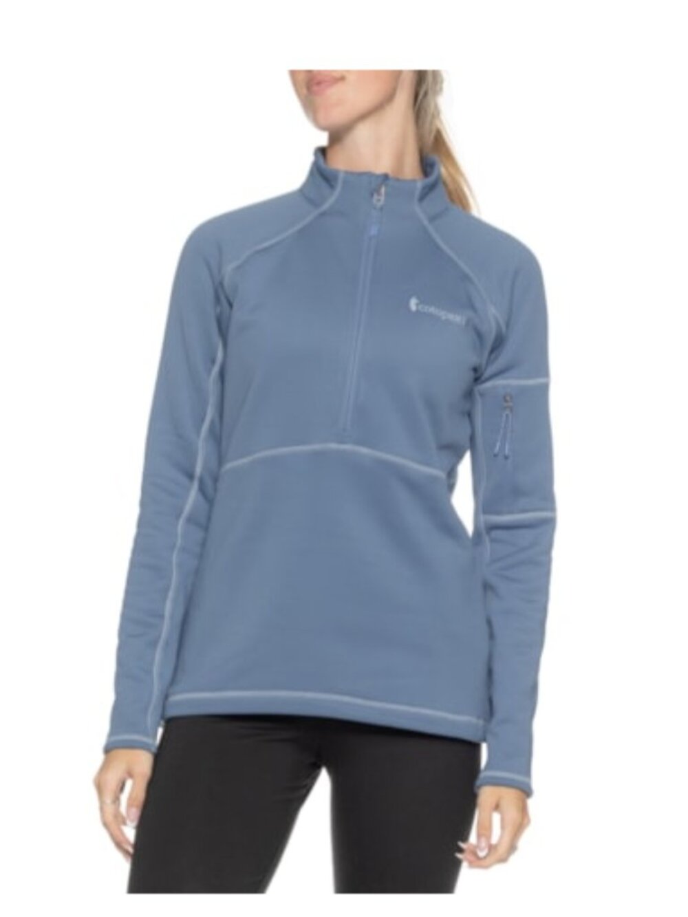 Cotopaxi Women's XL Tempa Fleece Shirt Jacket Zip Neck Fjord Blue Purple NWT